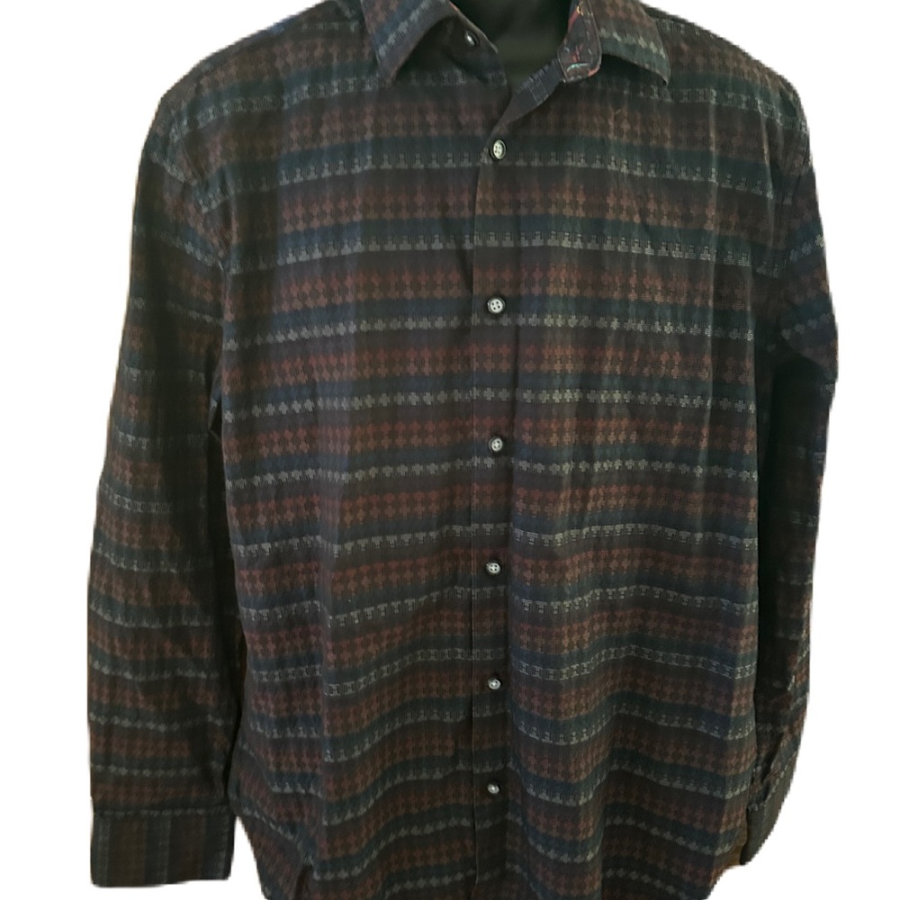 Robert Graham Men’s Classic Fit Button Down Shirt. Size XL